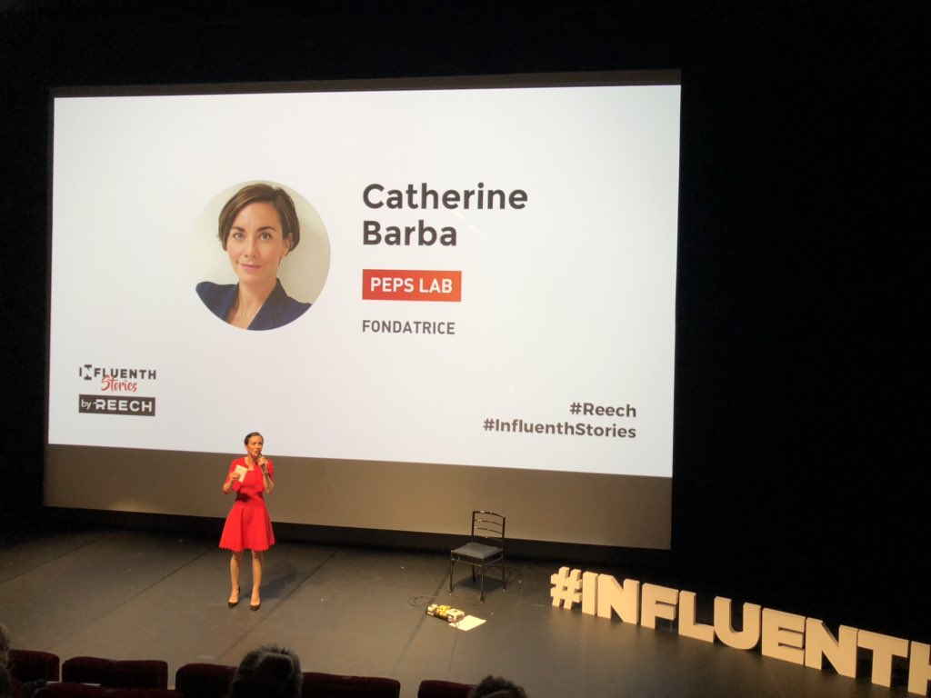 « Quand vous créez votre entreprise, vous n’allez pas vendre un produit mais créer une communauté » <a href="/cathbarba/">catherine barba</a> #InfluenthStories