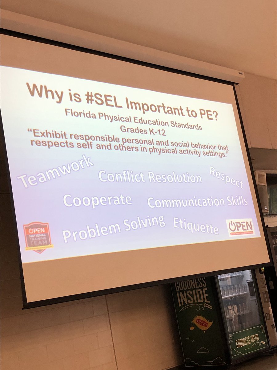JuliaSCohen's tweet photo. Great conversation about #SEL and #PE! Ready to serve the #WholeChild #AllDayEveryDay #AllContents @HcpsPe #HealthySchools2019 https://t.co/jKQb4iQHK2