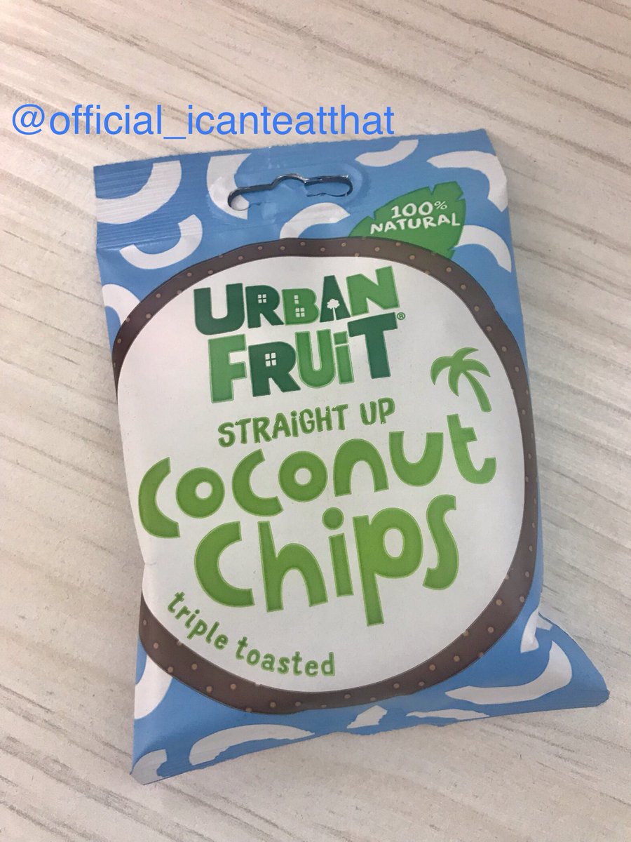 Another snack. This time coconut chips from <a href="/UrbanFruit/">Urban Fruit</a>. Toasted and with no added refined sugar makes it a healthier choice. #allnatural #veganfriendly #glutenfree #coconut #coconutchips  #official_icanteatthat