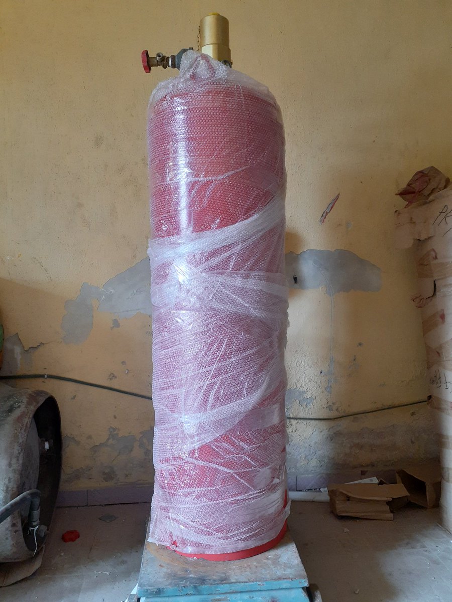 AkuFirefighting's tweet image. Fm-200 147l cylinder filled, being observe in our workshop before delivery to the client .

#FM-200 fire suppression system 
#Novec 1230 fluidfire suppression system 
#Automatic co2 fire suppression system 
#inergen gas fire suppression system 
#Rack electrical cabinet fire suppr