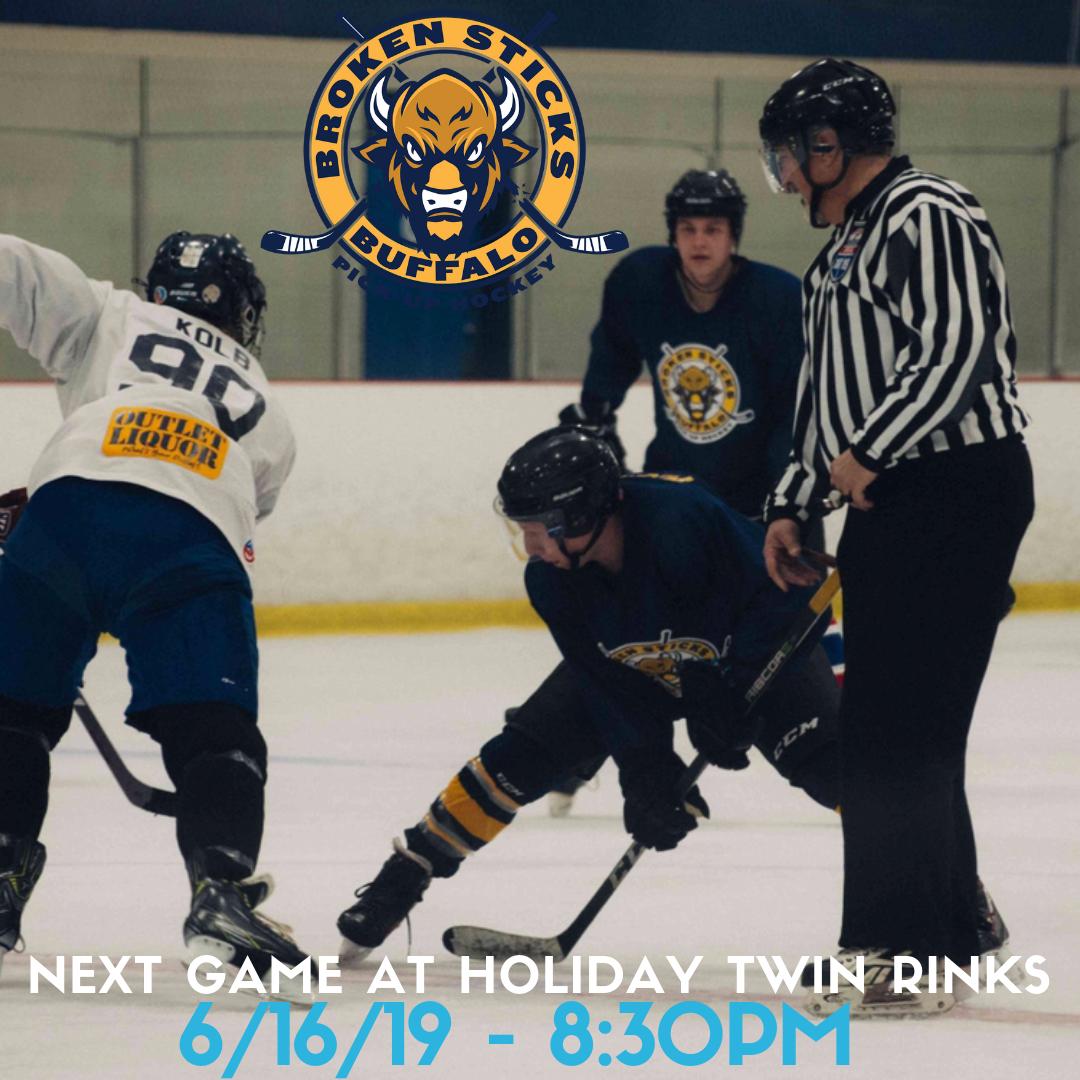 Broken_Sticks's tweet photo. Grab a spot now for this Sunday’s game! 
Sign up here:
https://t.co/rvip4uKmjh

#brokenstickshockey #buffalohockey #buffalosabreshockey #sabres #buffalosabres #hashtagstepoutbuffalo #stepoutbuffalo #onebuffalo #buffalosports #letsgobuffalo #thingstodobuffalo 
#buffalove #iloveny https://t.co/4OhfIYdU6w