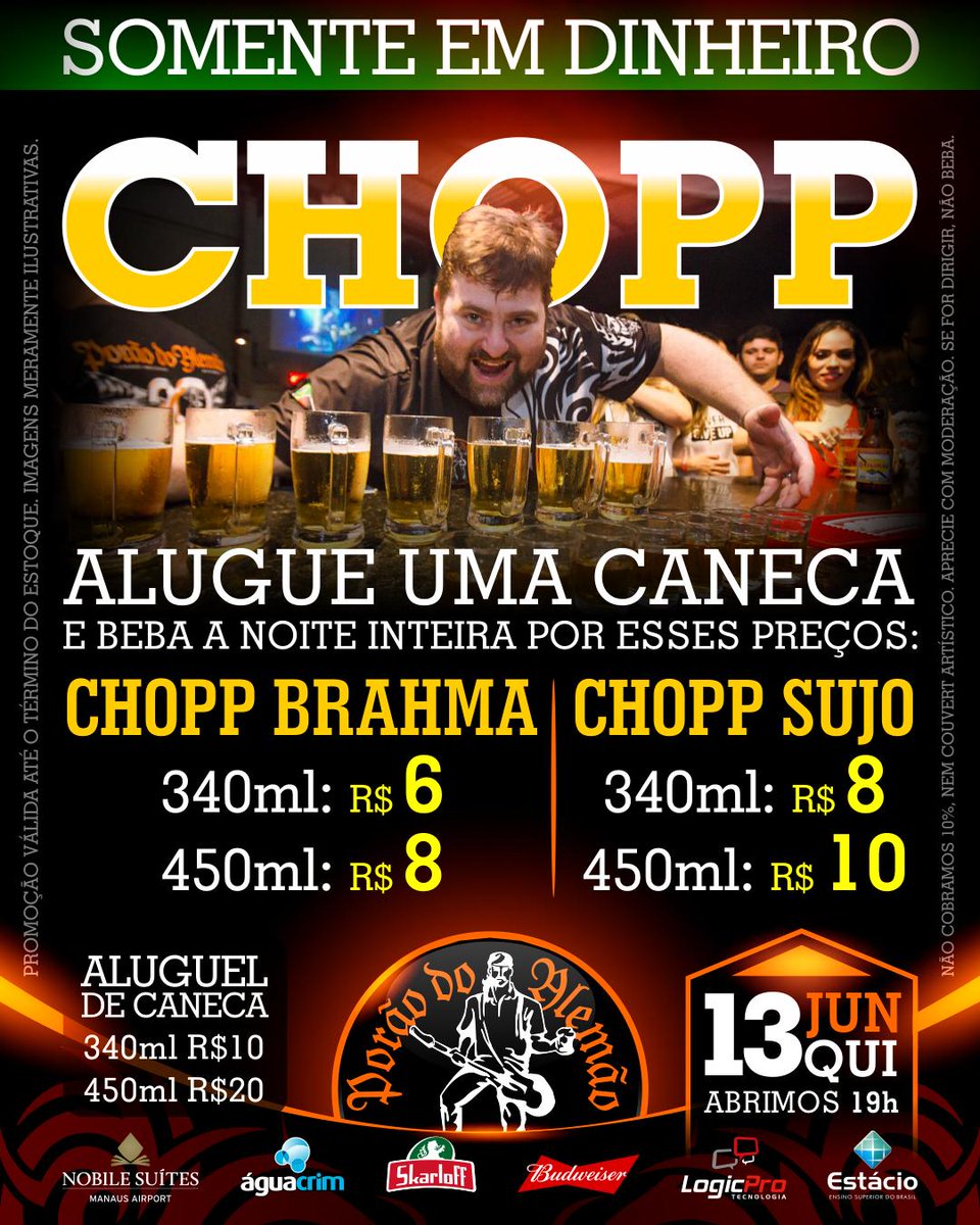 poraodoalemao's tweet photo. Chegou a #QuintaEmDobro Porão, pra você beber, comer e ouvir #rock dobrado. Te esperamos a partir das 19h.
Veja as promos completas no evento do Face: https://t.co/CbWuEj3LV1
#quintadeporao #quinta #quintafeira #emdobro #dobro #porao #porones #poraodoalemao #manaus #love #amor https://t.co/58DoMtm84s