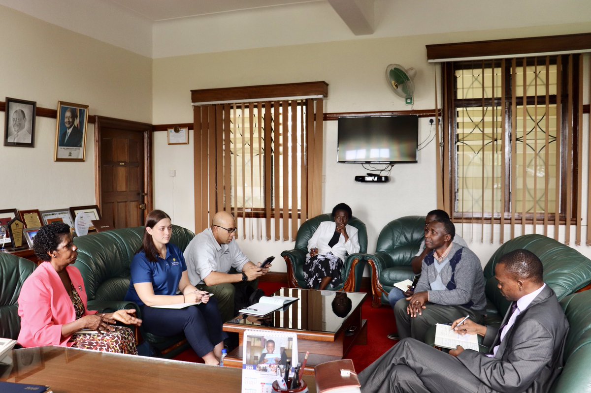 MakerereVC's tweet photo. The Acting Vice Chancellor Dr. Umar Kakumba has hosted a delegation from Mississippi State University who are here for the @HERSNetwork Third Academy July 1-6, 2019. HERS is one of the most compelling leadership development opportunities for women in higher education. https://t.co/aciaW5sFBB
