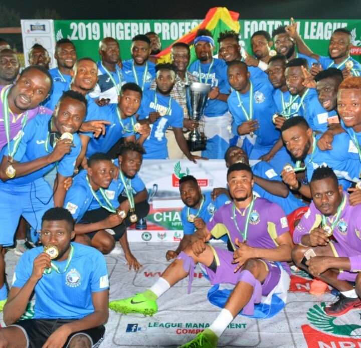 Congratulations to @EnyimbaFC for winning their 8th league title. I wish you and the other teams that will be representing Nigeria on the continent the best. 

#NPFL19playoffs 
#NPFL 
#NPFL19