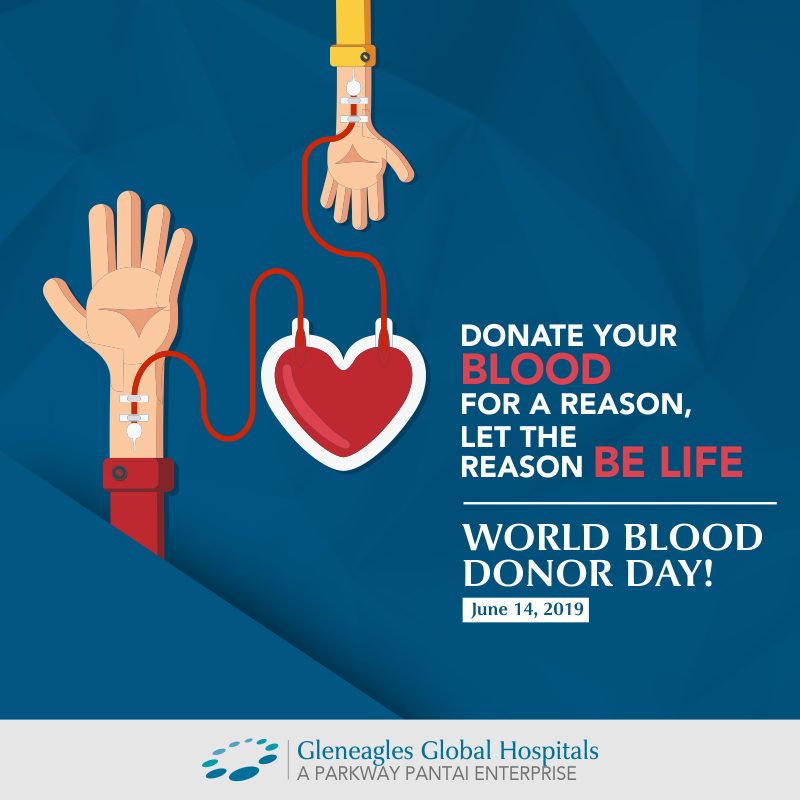 Donate your BLOOD for a reason, let the reason be LIFE.
#Worldblooddonarday #gleneaglesglobalhospital