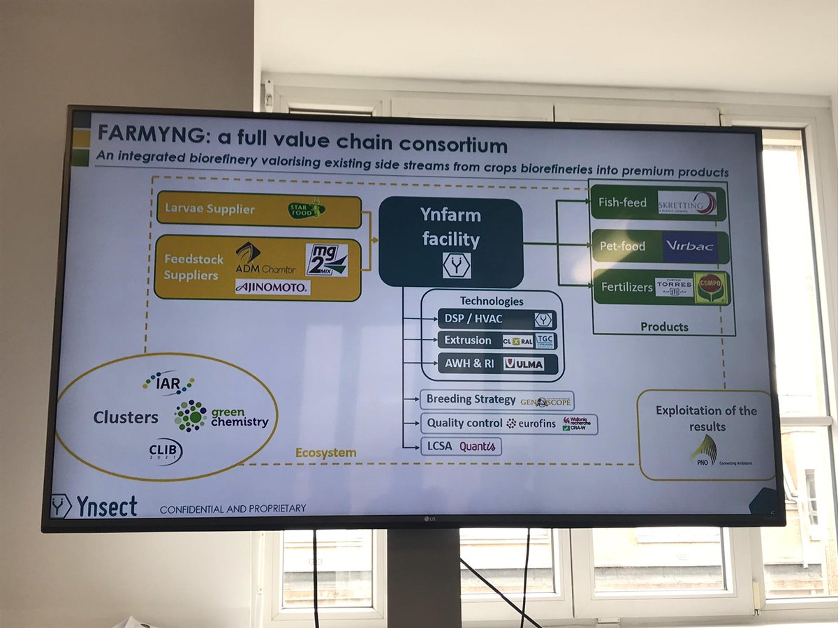 CBE_JU's tweet photo. 🆕 Kick-off meeting of the new 🌟 @BBI2020 #FARMYNG project. They aim to tackle the increasing global demand for meat 🍗 and fish 🐟 with a first-of-its-kind approach: using mealworms 🐛 to obtain #sustainable proteins and lipids for fish feed and pet food. Good luck! https://t.co/37nUJYxeWo