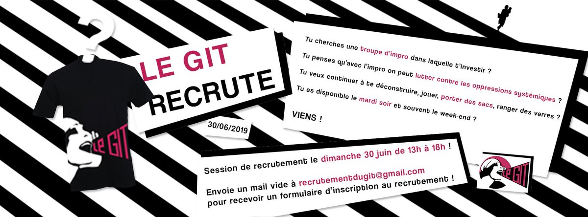 improGIT's tweet image. @improGIT,  qui a fait voter le caractère militant de l&apos;association contre les  oppressions systémiques, recrute. Vous voulez devenir un·e agité·e, suivez les étapes ! On vous attend !