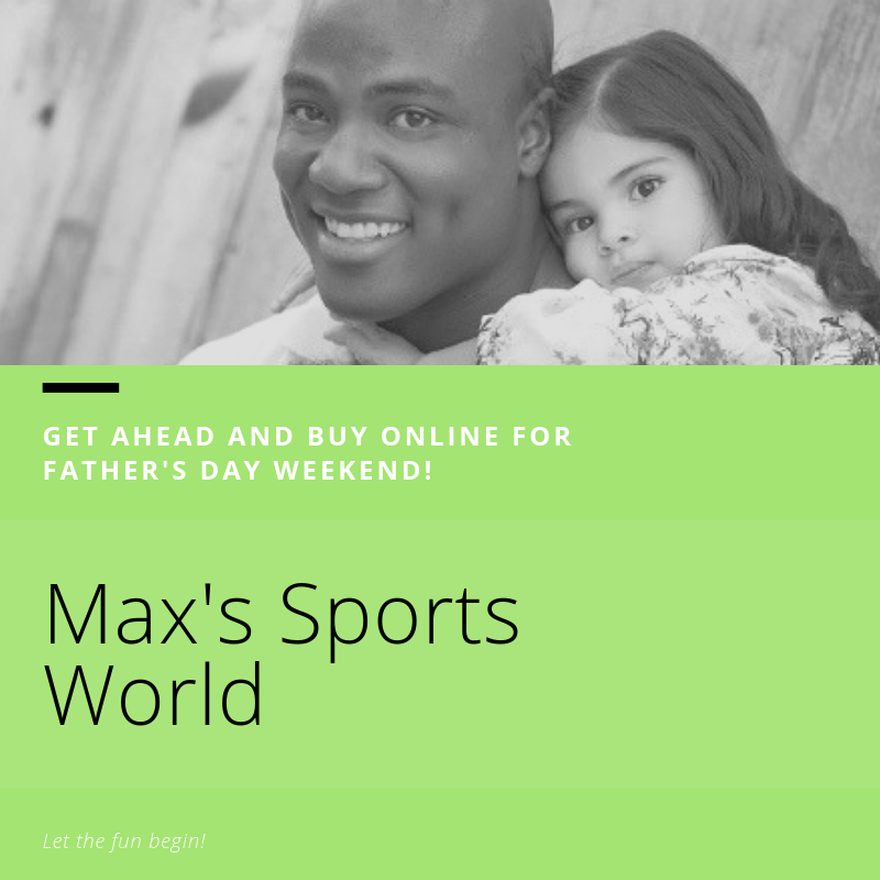Get ahead of the game and buy online for Father's Day and let the fun begin at Max's Sports World!
.
.
.
.
.
#KWAwesome #FathersDayWeekend #Fun #ThingsToDoInKW #KWRegion