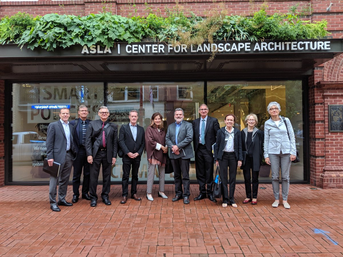 Members of the Landscape Architecture CEO Roundtable head to Capitol Hill today. They'll be meeting with members of Congress, committee and agency staff to discuss big issues like #climatechange, #livingshorelines, #infrastructure, & more. #ASLAadvocates