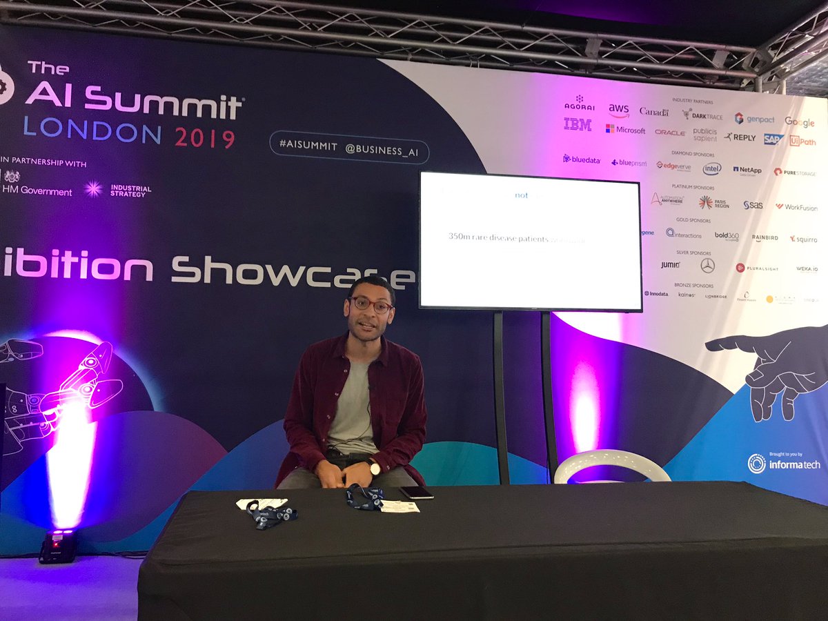 Resident <a href="/GDCharles/">Good Charles</a>, CTO of <a href="/mendelian_co/">mendelian</a>, gives an overview of how rare diseases aren’t so rare (there are 350m rare disease patients worldwide) and how <a href="/mendelian_co/">mendelian</a> are using machine learning to speed up diagnosis #AISummit