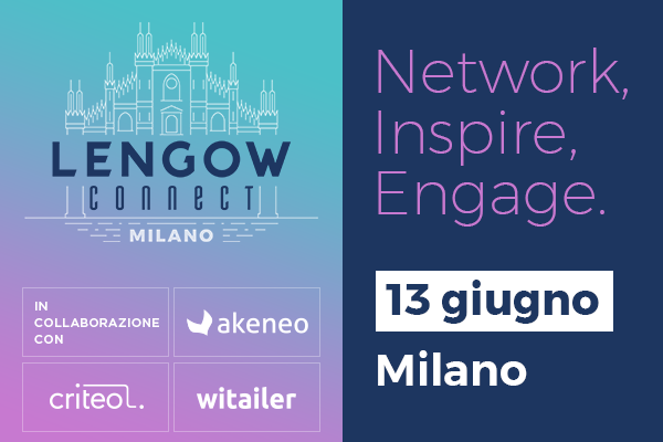 lengow's tweet photo. 🇮🇹 Tonight we're #Milan hosting #LengowConnect, in collaboration with @AkeneoPIM, @Criteo and #Witailer!
⏰ 18:00 CET
📍 Hotel Milan Scala
More info 👉 https://t.co/cF3I6H82Tf https://t.co/bw39dCPufK