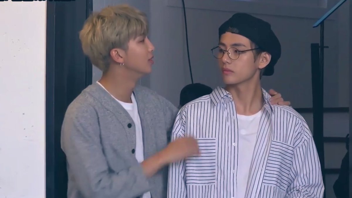 Namjoon & Taehyung look so fine