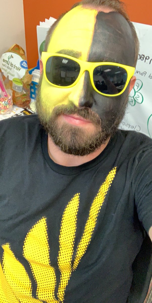 chrislower1's tweet photo. Y’all already know what’s going down in #CampRDU #STC! Spirit Week commence! Today we’re showing our #SprintPride #SprintFam #SprintFUNdamentals #BleedYellow! Coming for you #DMV #STC #NewBreed @AblSprint @ELBTravels @trainerlife1975 @MidAtlMonsters @justincook83 @SellPhones4 https://t.co/jzkg6TK5Ex