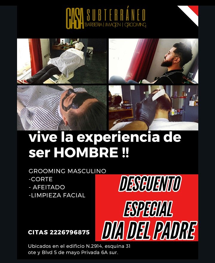 🔥GROOMING : EXPERIENCIA DE CUIDADO MASCULINO en @casasubterraneo 💥
💥 📲 Contacto para citas  2226796875 .
#corte #corteclasico 
#afeitado #barba #ritualdeafeitadospa 
#facial #limpiezafacial  #grooming 
#caballeros #estilo #puebla #barberia