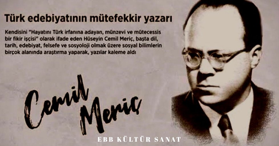"Kitap bir limandı benim için. Kitaplarda yaşadım. Ve kitaplardaki insanları sokaktakilerden daha çok sevdim."

Cemil Meriç'i ölüm yıl dönümünde saygıyla anıyoruz.
(12 Aralık 1916 - 13 Haziran 1987) 

#CemilMeriç 
#kültürsanaterzurum