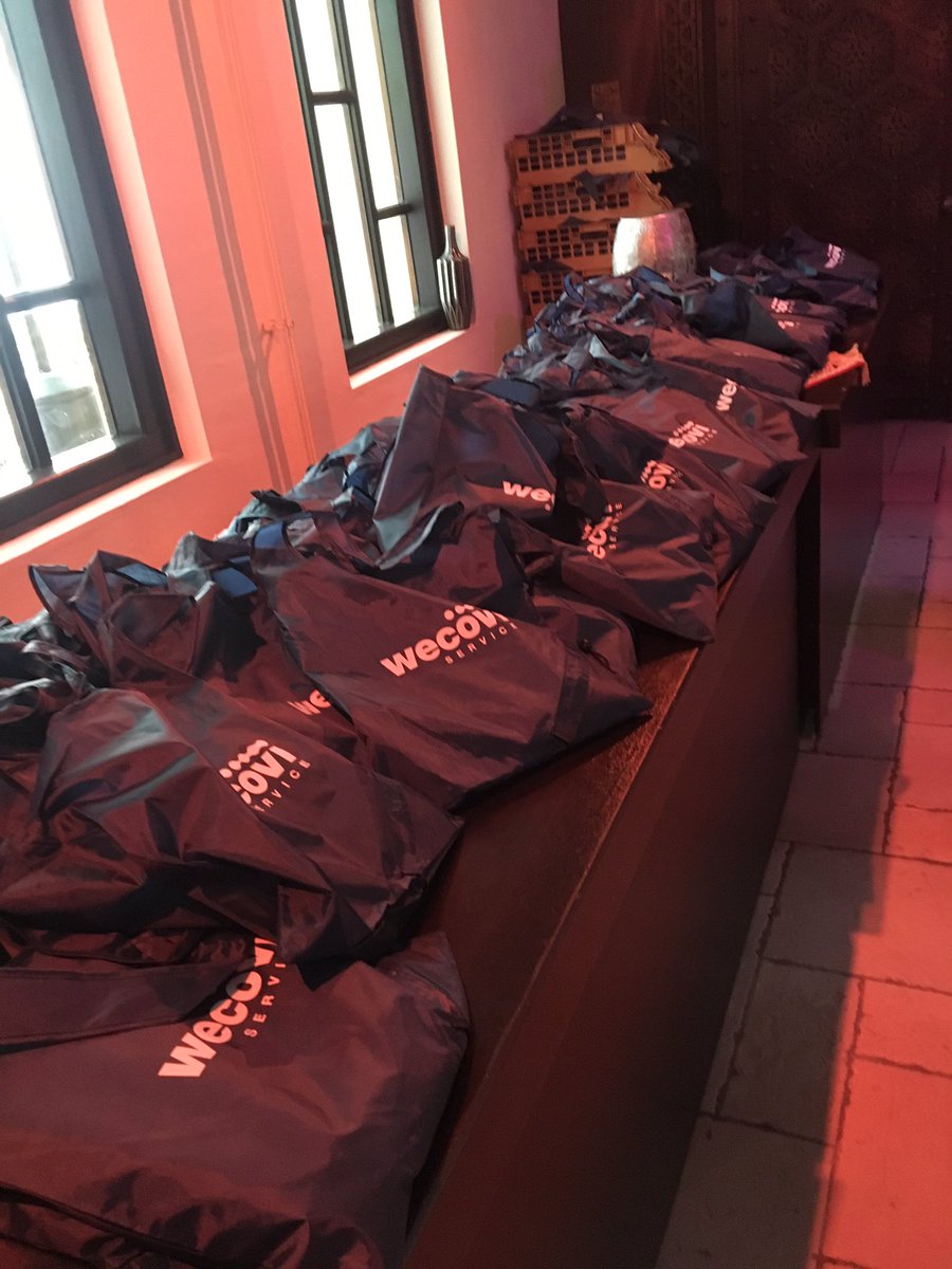 WecoviService's tweet photo. De goody bags liggen al klaar #recron #50jaar #efteling https://t.co/NE6fycLbfn