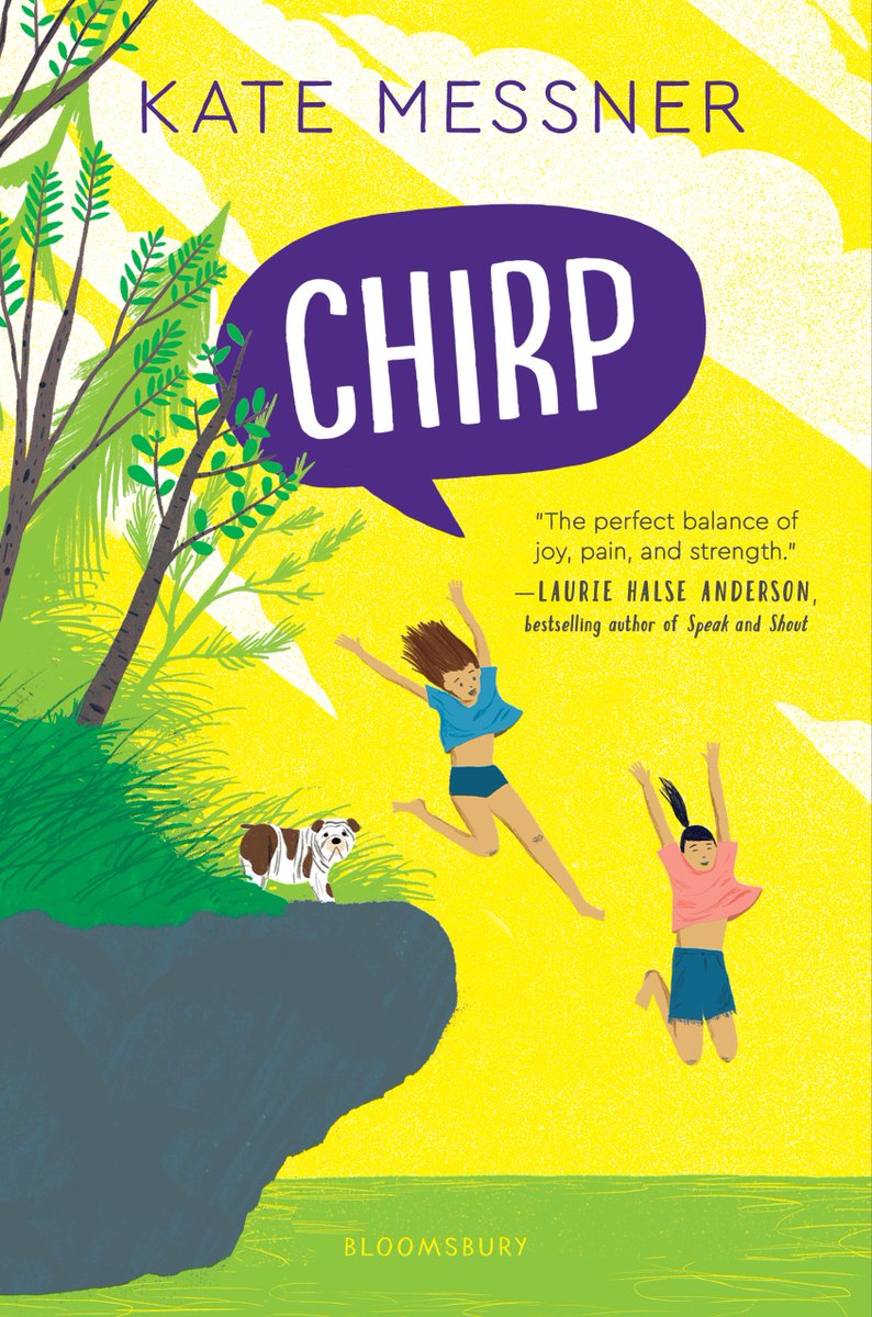 It's cover reveal day for my next MG novel, CHIRP, coming in February from <a href="/bloomsburykids/">BloomsburyUS Kids/YA</a>!  

I also wrote a poem about this book that I wrote... katemessner.com/chirp-cover-re…  

Want to be an early reader? RT for a chance to win one of the first ARCs!