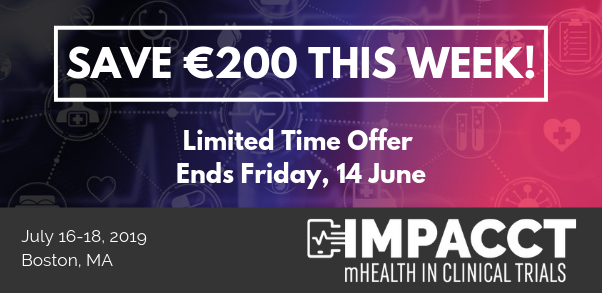 mHealth_Trials's tweet photo. Just a quick reminder that this week is the last week you can save up to $200 on your place at IMPACCT: mHealth in Clinical Trials. Don't miss out! https://t.co/Ex9Ey3S44k #IMPACCT #mHealth #DigitalHealth #ClinicalInnovation https://t.co/XPY0w2PAXz