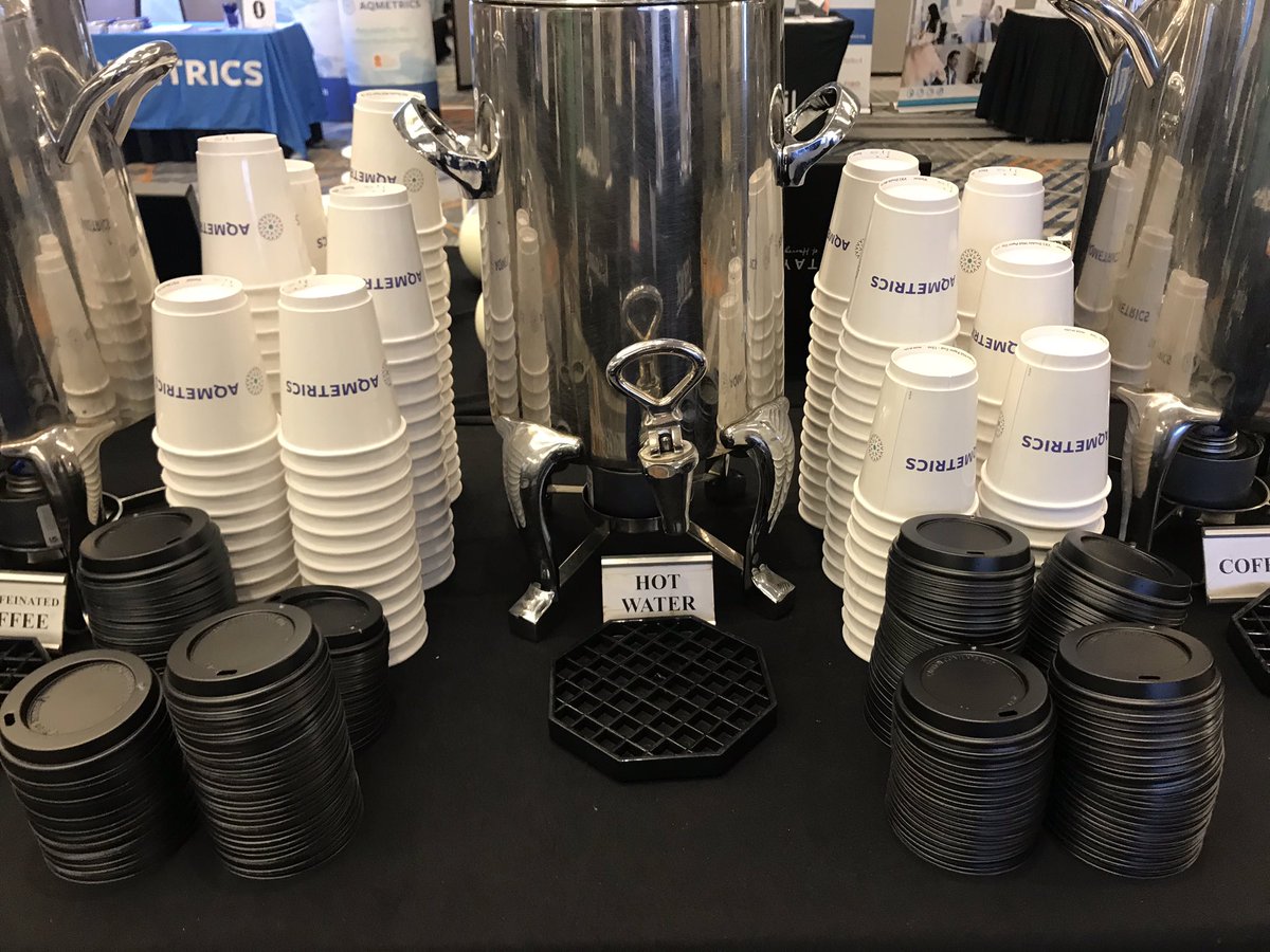 aqmetrics's tweet photo. The coffee is on us this morning at @TSAMbuyside #TSAM2019 Meet at the stand. https://t.co/U834KOBKxz