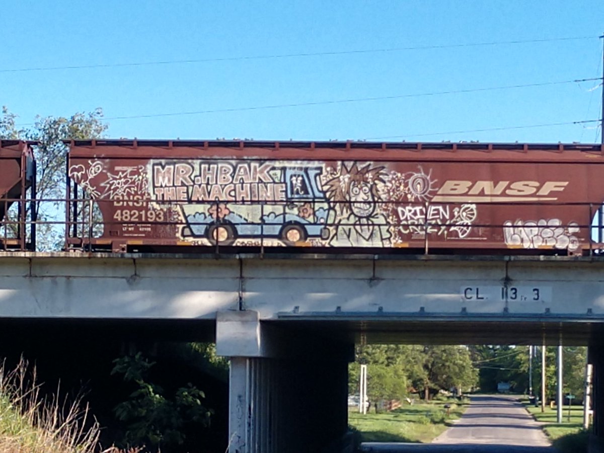brownleeam's tweet photo. Cool graffiti #hbak https://t.co/hIkrslVkNp