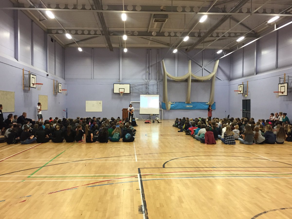 How lucky are we to have the Paralympic gold medalist and former student <a href="/GraceClough/">Grace Clough MBE</a> in <a href="/highstorrs/">High Storrs School</a> this afternoon giving a talk to our Y7’s #Inspirational #Rolemodel #Followyourdreams