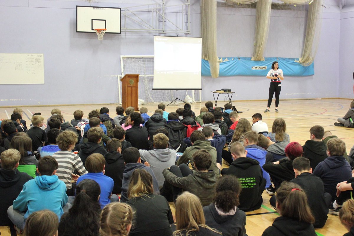 HighStorrs_PE's tweet photo. How lucky are we to have the Paralympic gold medalist and former student @GraceClough in @highstorrs this afternoon giving a talk to our Y7’s #Inspirational #Rolemodel #Followyourdreams https://t.co/14wvLTz6tN