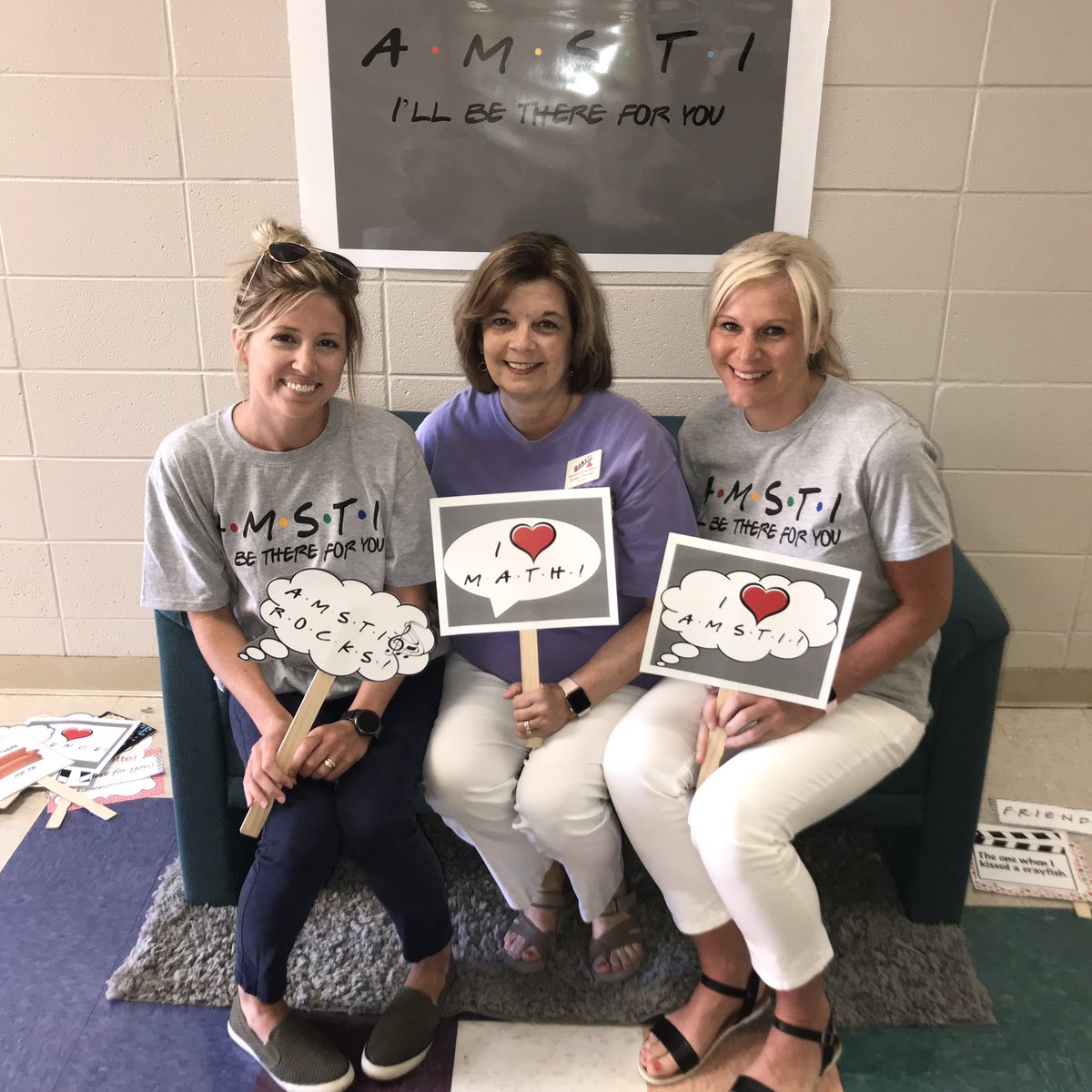 LoriMc1222's tweet image. Getting is started with the best trainers!!!! I’m so grateful for their dedication to the teachers in our state! #AMSTImath #AMSTIworks #friends #illbethereforyou @amstiuna @AlabamaDeptofEd
