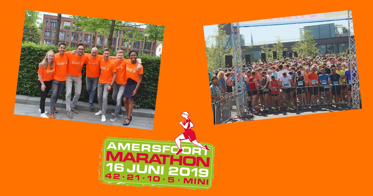 Zondag doen wij in stijl mee met de marathon in Amersfoort! #samensuccesvol #werkenbijbvolve #consultancy #bfit #marathonamersfoort