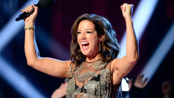CBC's tweet photo. Sarah McLachlan to sing O Canada at Raptors-Warriors game! @cbcsports #WeTheNorth #NBAFinals #NationalAnthem https://t.co/95w9t4bJP3