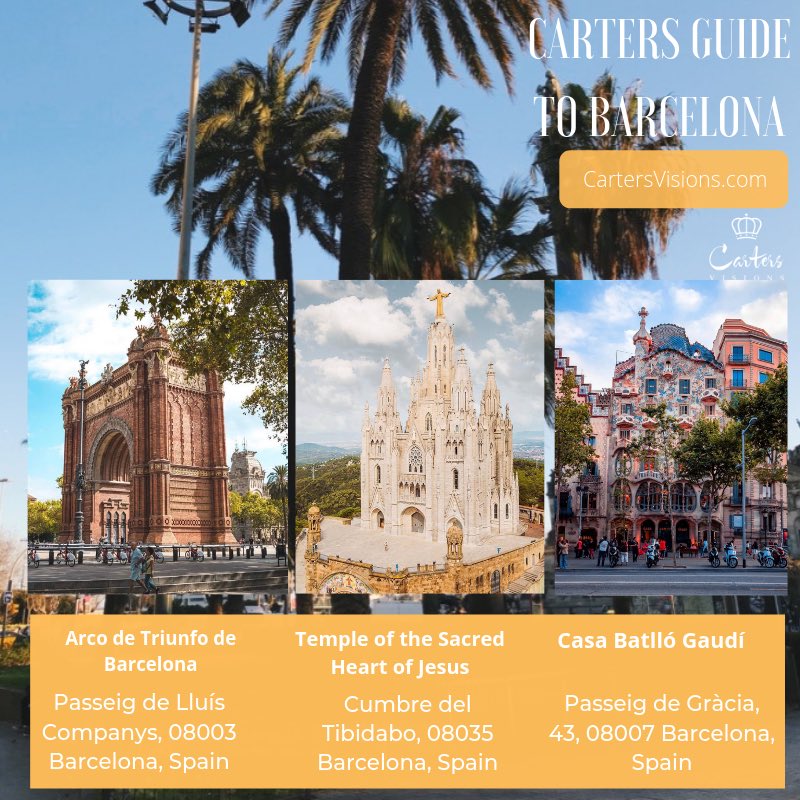 Cartersvisions's tweet image. Barcelona guide #barcelona #cartersguides #barcelonaguide