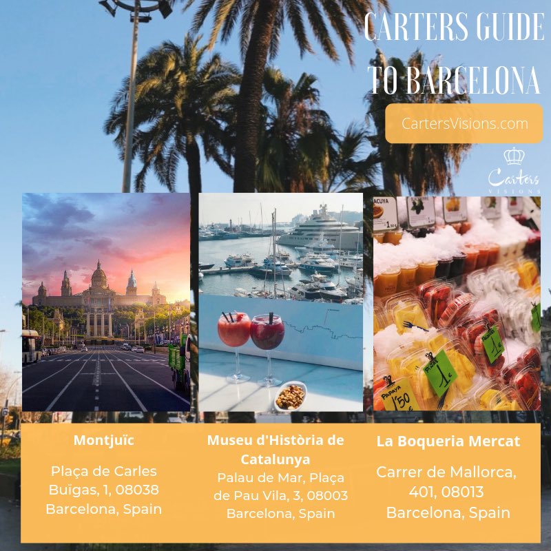 Cartersvisions's tweet image. Barcelona guide #barcelona #cartersguides #barcelonaguide