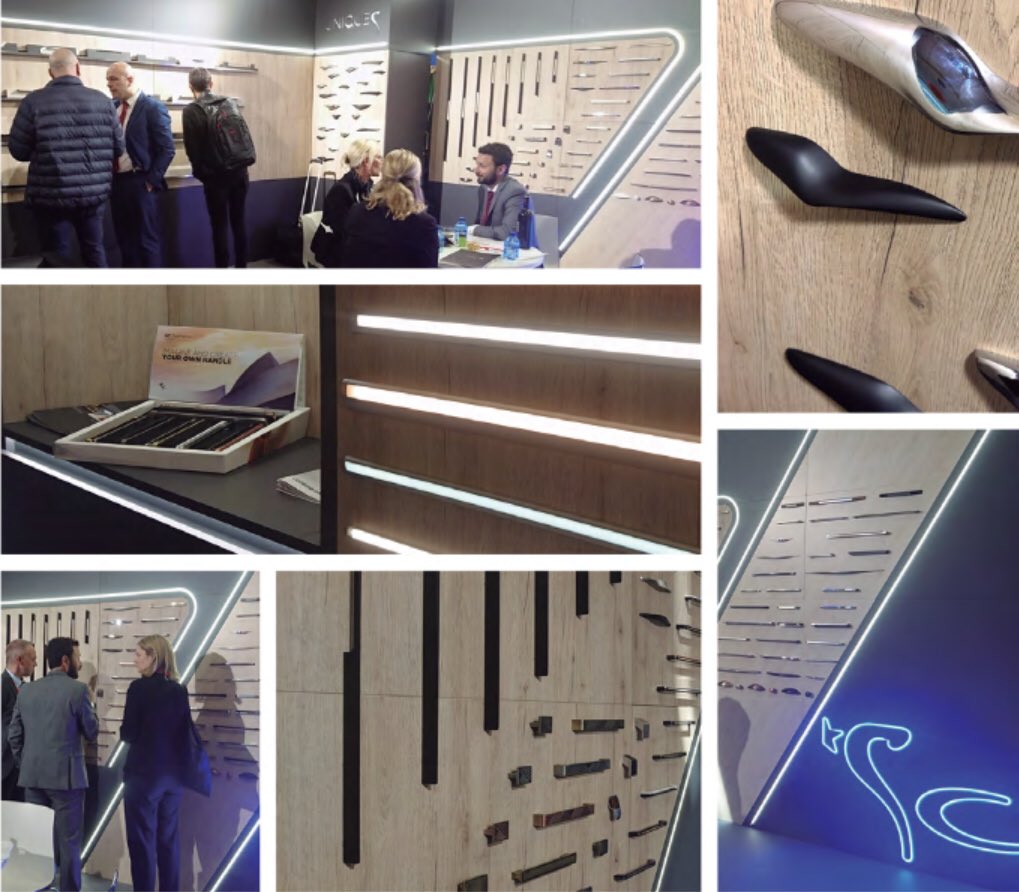 La empresa española SC HERRAJES estuvo presente en el Hall 7 de INTERZUM con una selección de tiradores y perfiles de alta gama orientada a dar respuesta a las tendencias actuales en diseño de cocina y baño

Toda la información en nuestra página web sc-herrajes.com