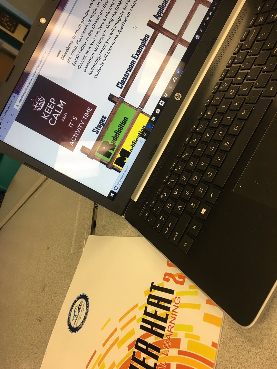 MrsAshleyAdamo's tweet photo. Learning so much at #KeepCalmandTechOn with @place_s and @SinghNBCT at #SummerHeat with @MDCPS Cannot wait to put my new tech learning into practice this August! @mdcpsdigiteam https://t.co/UI65hKvmzN