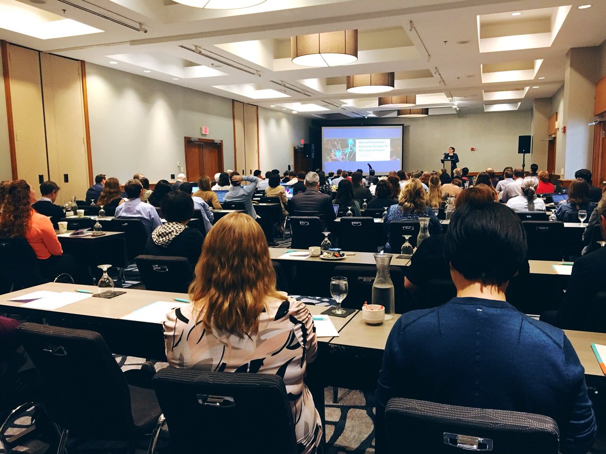 SamJJorgensen's tweet photo. So excited to be at @criverlabs #Neuroinflammation Symposium today—a very relevant topic, as evidenced by the packed house! #neuroscience #inflammation #LIFEatCRL https://t.co/YwXaoptzUW