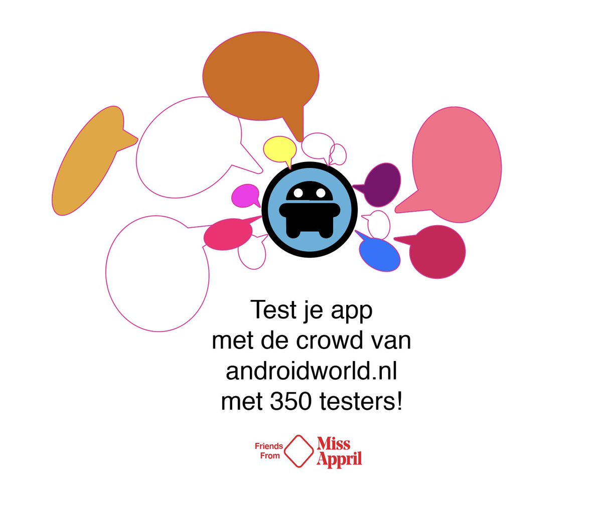 Missappril's tweet image. Test nu je app met maar liefst 350 testers. Meer weten? Bel of doe een DM #Missappril #Monkeytesting #apps #development