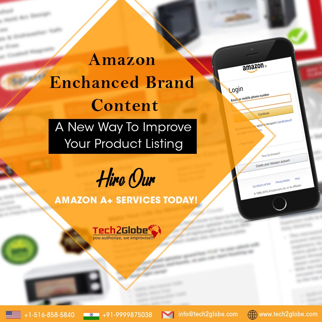 Tech2Globe's tweet image. The Secret To Improve⬆️Your Product Sales!
Hire our ✅&quot;Amazon A+&quot; content services Today!
💯 Customer satisfaction results
Get 👉 Free consultation from our experts 👩‍💼
📞🇮🇳9999875038 📞🇺🇸+1-516-858-5840
📧info@tech2globe.com

#amazonconsulting #amazon #ebc #freeconsultation