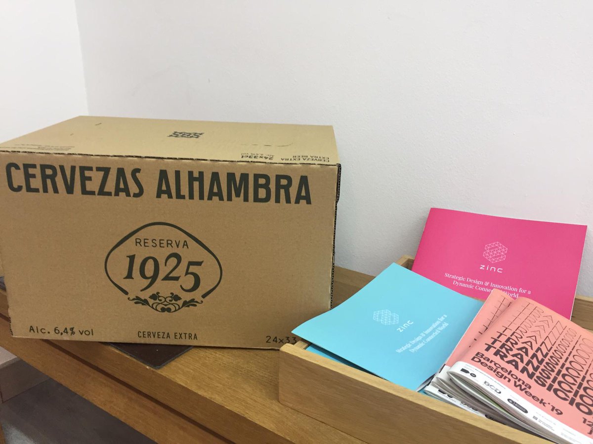 Zinc (@zinc_lab) on Twitter photo Looking forward to our first visits for Barcelona #Design Week! Grateful for another year to share our amazing work with some pretty amazing people 😉
Big thanks to <a href="/Alhambra_Es/">Cervezas Alhambra</a> for the beers! Gracias 🎉
#BDW19 #BCN #innovation #DistricteDisseny Looking forward to our first visits for Barcelona #Design Week! Grateful for another year to share our amazing work with some pretty amazing people 😉
Big thanks to <a href="/Alhambra_Es/">Cervezas Alhambra</a> for the beers! Gracias 🎉
#BDW19 #BCN #innovation #DistricteDisseny