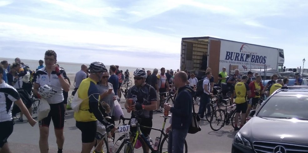 Just over a week to go to the Aberdovey charity bike ride. 🚴‍♀️🚴‍♂️🚴‍♀️ 

If you need to know where the finish line is look out for our vans!

@DoveyBikeRide 

#AberdoveyBikeRide #Cycling #Charity