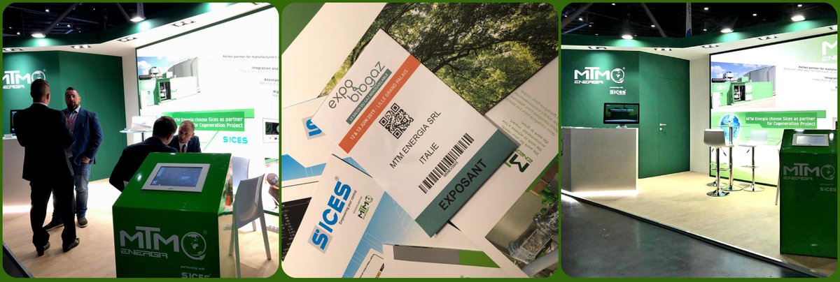 MTMEnergia's tweet photo. Ultimo giorno alla manifestazione @expobiogaz per @MTMEnergia & #Sices Srl.
#staygreen #StayTuned #cogenerazione #biogas #France
https://t.co/zoUs9h69J0 https://t.co/HIBGhqVqe6