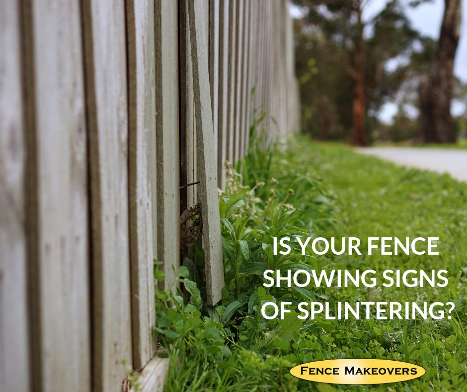 FenceMakeovers's tweet photo. Is your fence showing signs of splintering? This is a symptom of compromised wood. Fence Makeovers can get your fence back to its best shape, give us a call today at 972-769-2555 #FenceMakeovers #FenceRepairs https://t.co/ljNTb3y1Kq
