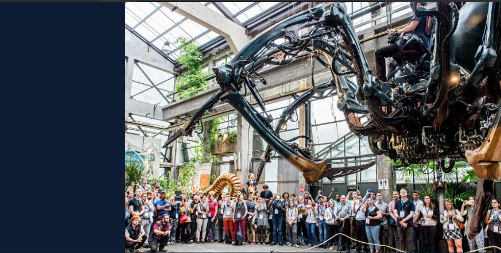 Tonight is the #Titanium2019 Gala Dinner! Taking place at <a href="/lesMachinesNtes/">Les Machines (compte inactif)</a> it will be a unique occasion to discover the Galerie, a living space showcasing a real bestiary of machines.