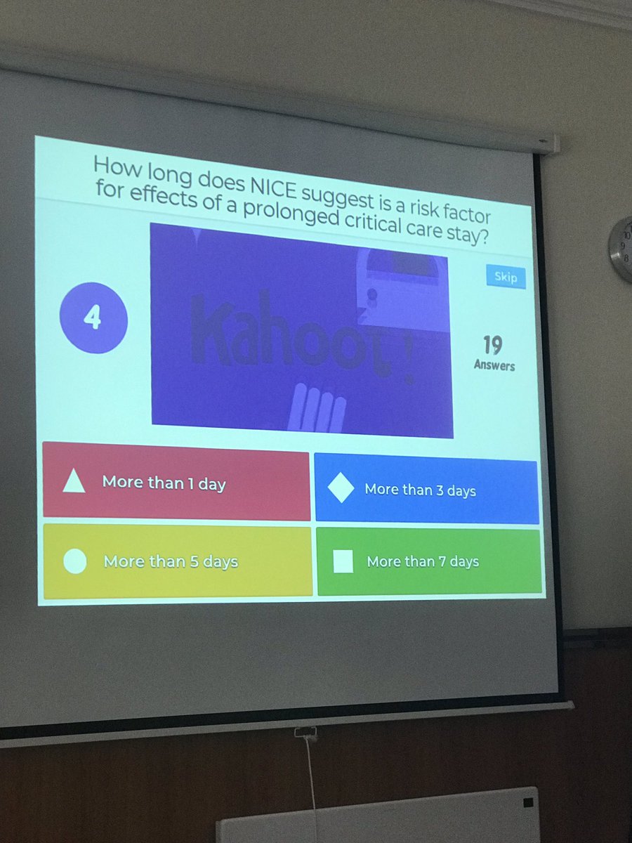 Fantastic interactive session on Rehabilitation after Critical Illness (RaCI) <a href="/newcastle_icu/">Newcastle ICU</a> #NUTHcriticalcareconference We need full RaCI services in all of our Trusts for all of our recovering critically ill patients <a href="/NoECCN/">NoECCN</a> ... please 😊