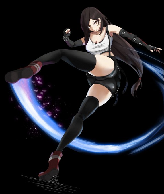 I am looking forward to playing with... uh I mean... playing as Tifa again

#ティファ 