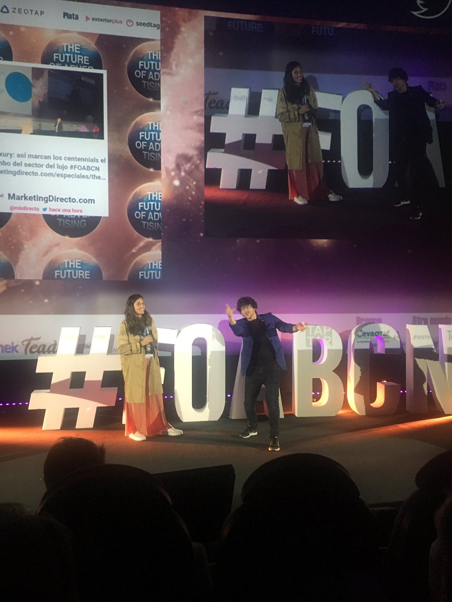 Un poco de magia para el futuro de la publicidad! Siempre va bien! #FOABCN