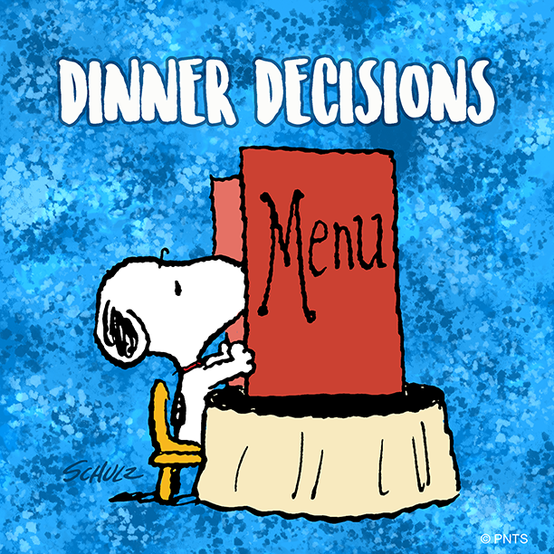 Snoopy's tweet image. When in doubt, take out.