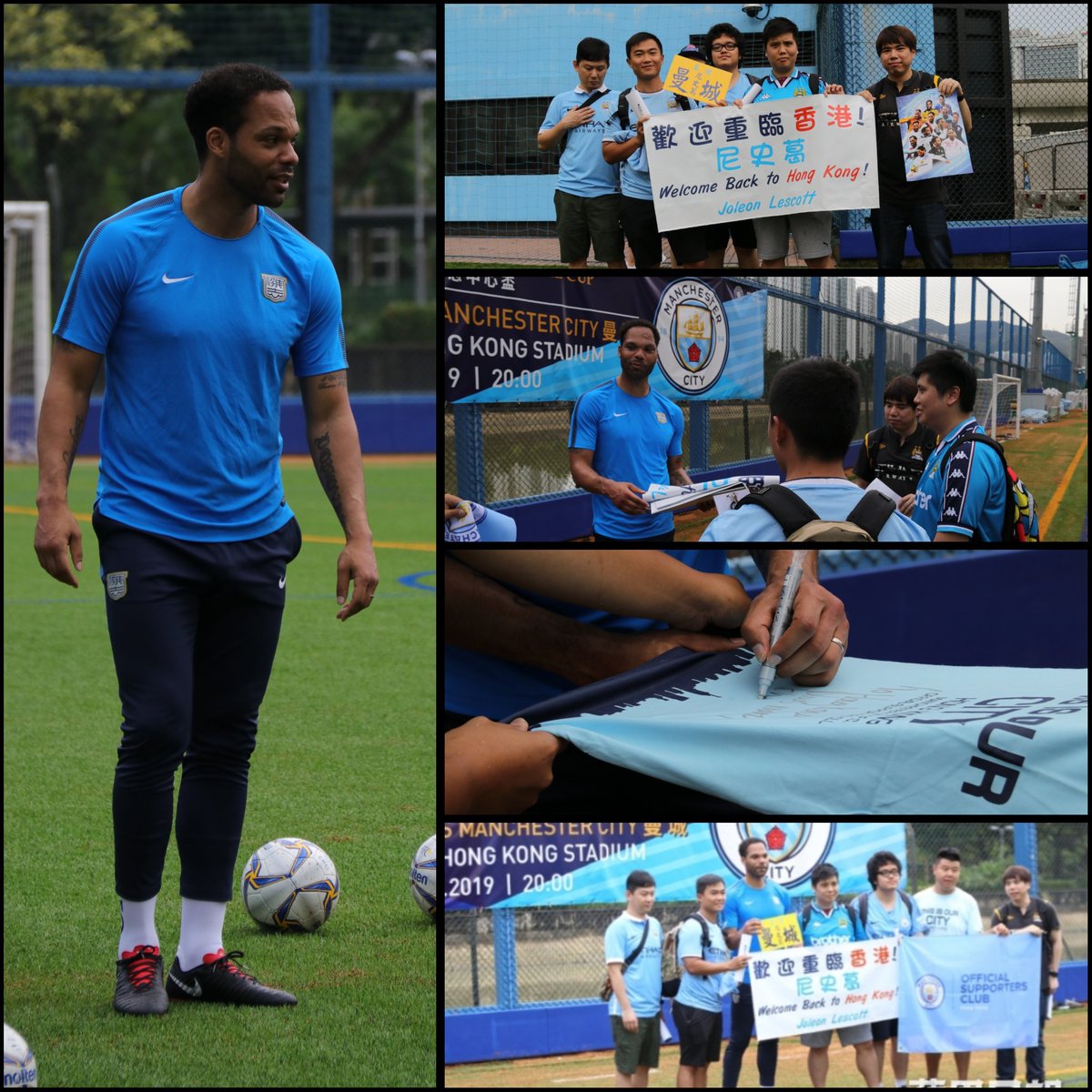 mcfchongkong's tweet image. Great to meet @ManCity legend @JoleonLescott in Hong Kong, thankyou KitChee FC for coordinating, have a safe flight and see you next month. #mancity #mancityosc #JoleonLescott