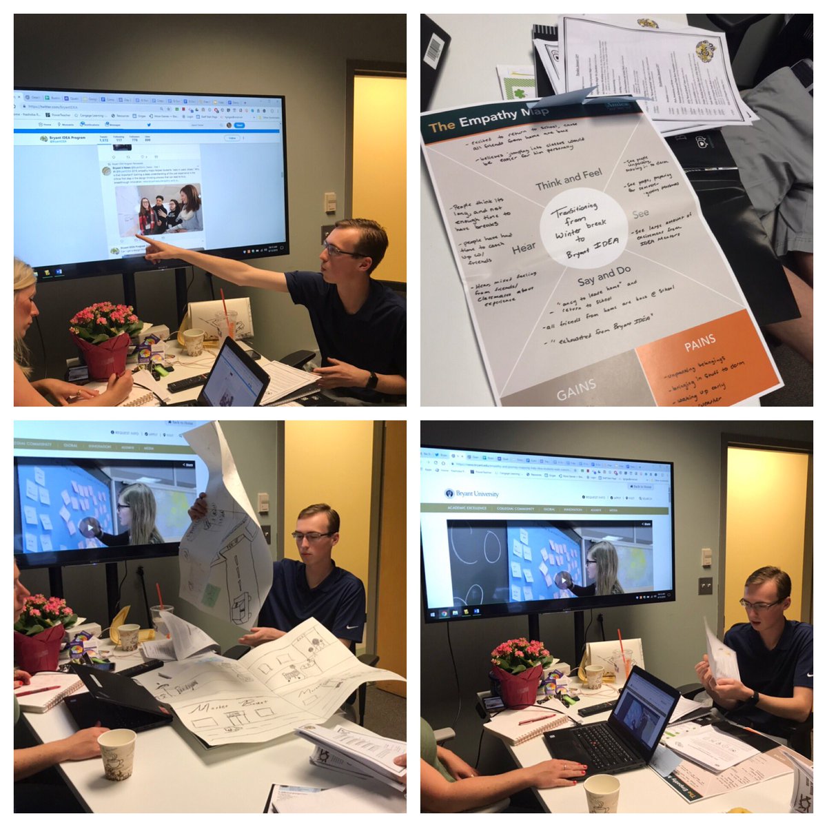 Nashoba grad <a href="/paul_robert18/">Paul</a> comes back to share <a href="/BryantIDEA/">Bryant IDEA Program</a> #designthinking challenge all 900 freshmen required to take this 72 hour challenge between semesters Love this problem solving technique #designthinkingnashoba realworld @nrsd_tgrigas <a href="/FoleyProcko/">Mrs. Foley-Procko</a>  #nashobalearns