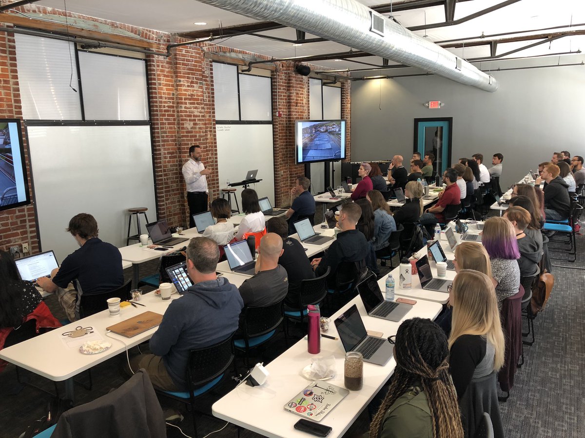 bencallahan's tweet photo. Hanging out with a bunch of folks who want to get better. Today, we’re talking Inclusive Design and Accessibility with @feather. #brworkshop https://t.co/Y13Ng5CWgu
