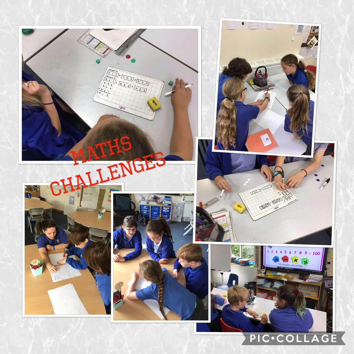 CassiopeiaClass's tweet photo. We have been attempting many tricky maths challenges this week. Challenging ourselves to use all our number skills to reach a target. It was great fun! #maths #nrich https://t.co/h7F9weCSa9