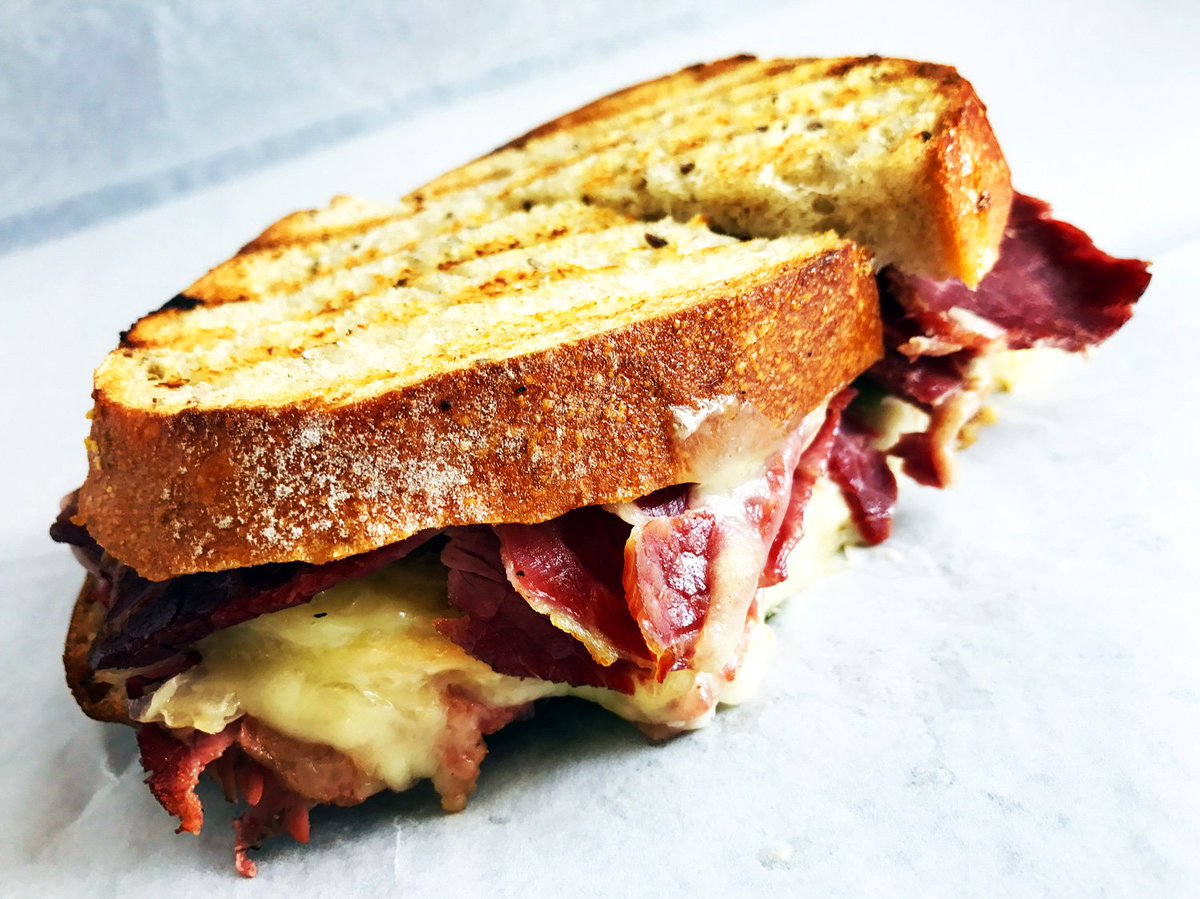 StoneMillBakery's tweet photo. Our Classic Reuben: corned beef brisket, sauerkraut & Russian dressing on caraway rye.
.
.
.
#StoneMill #StoneMillBakery #BakedFresh #BakedFreshDaily #FreshIngredients #GreenSpringStation #GreenSpringMainSt #BaltimoreFoodie #BaltimoreFoodies #Reuben #ReubenSandwhich #CornedBeef https://t.co/iYIAbfjKla